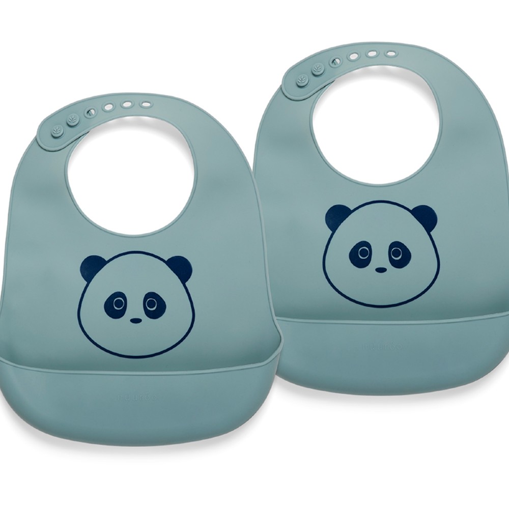 Babero Corto Silicona (Pack de 2) - Alfie